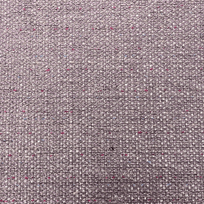 AUBERGINE Texture Upholstery Fabric:  Purple with Multi colour specs