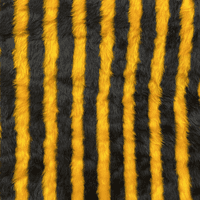 Bee Stripe Faux Fur