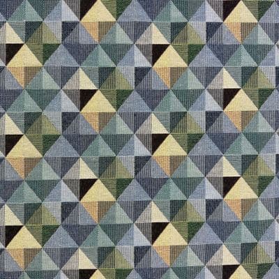 Big Holland Azure - Cotton Mix Tapestry Fabric