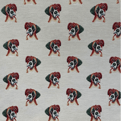 Boxer Dog - Cotton Mix Tapestry Fabric