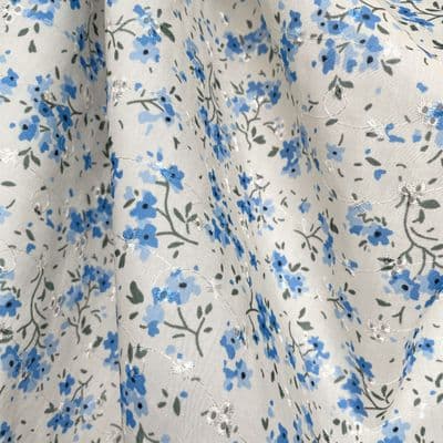 Broderie Anglaise: Ditsy Florals Blue