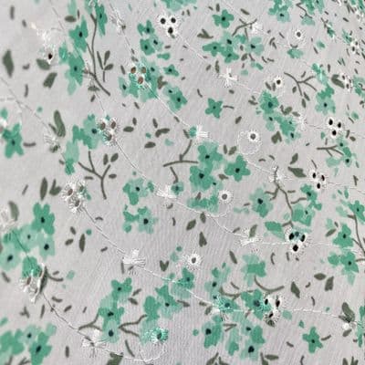 Broderie Anglaise: Ditsy Florals Mint