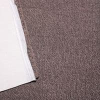 Brown Textured Polyester Upholstery Fabric - Fire Retardant
