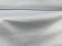 Cashmere Wool Fabric - Fine Blue Check on White - Super 130