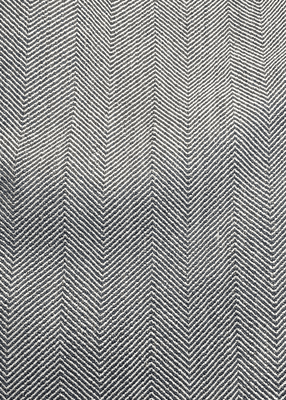 Cotton Herringbone - Upholstery Soft Furnishings Cotton Fabric  - Galdana Ink Blue