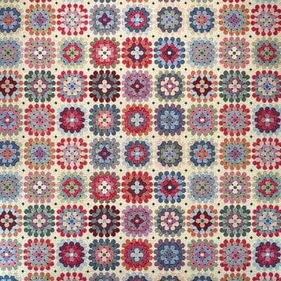 Crochet - Cotton Mix Tapestry Fabric