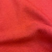 Double Sided Red Plain Polyester Viscose Wool Cloth