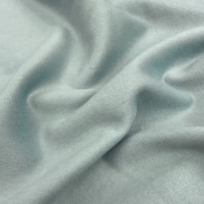 Duck Egg Blue Plain Polyester Viscose Wool Cloth