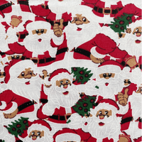 Father Christmas - 100% Cotton Printed Fabric