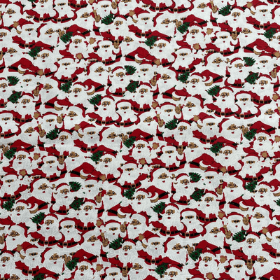 Father Christmas - 100% Cotton Printed Fabric