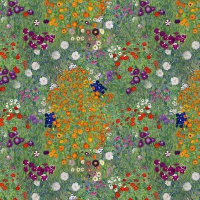 Flower Garden - Water Resistant Outdoor Fabric