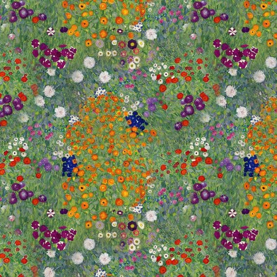 Flower Garden - Water Resistant Outdoor Fabric