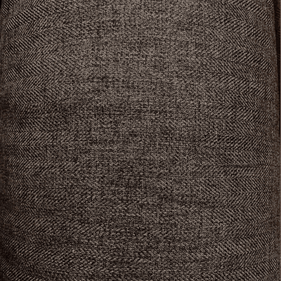 Herringbone Tweed Dark Brown