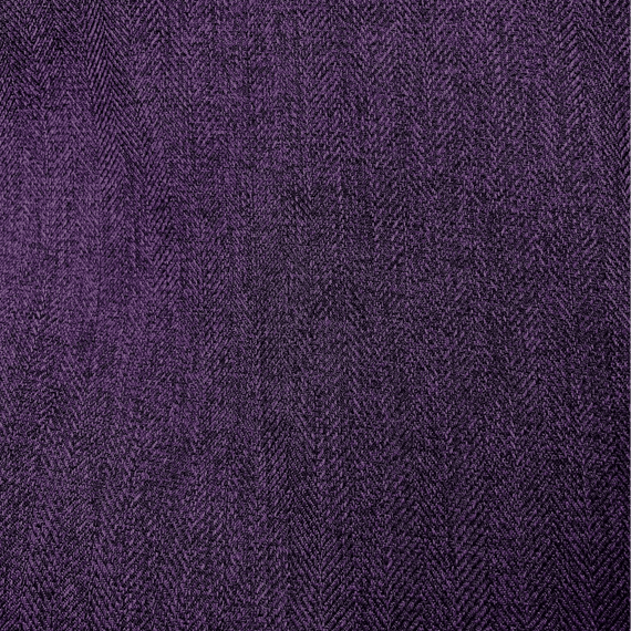 Herringbone Tweed Plum Purple