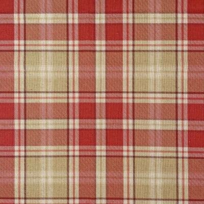 Highland Red - Tartan Pattern Cotton Rich Digitally Printed