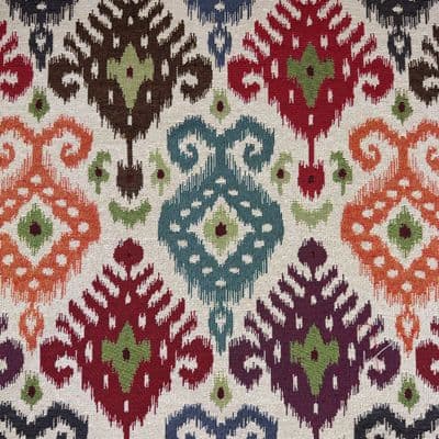 Ikat - Cotton Mix Tapestry Fabric