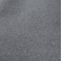 Medium Grey Plain Polyester Viscose Wool Cloth