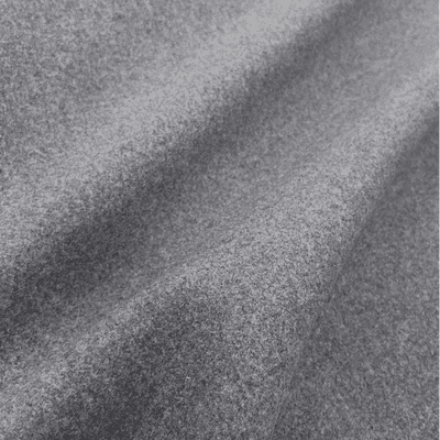 Medium Grey Plain Polyester Viscose Wool Cloth