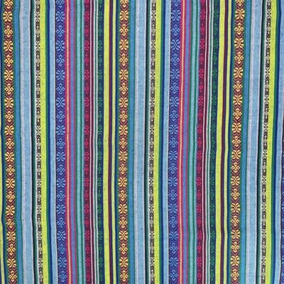Mexicana Stripes - Salsa - 100% cotton