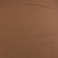 Mid Brown Plain Polyester Viscose Wool Cloth