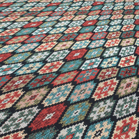 Mini Ikat - Cotton Mix Tapestry Fabric