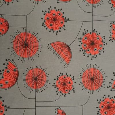 MissPrint - Curtains Soft Furnishings Cotton Fabric - Dandelion Mobile  Storm