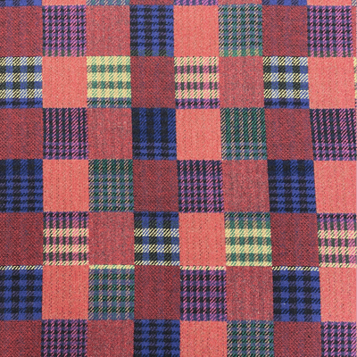 Multi-coloured Check Polywool
