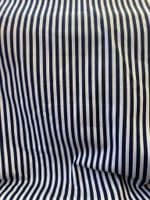 MUNICH STRIPE:  Navy & Ivory or Red & Ivory Stripe  - Cotton Canvas Quality Ticking Fabric