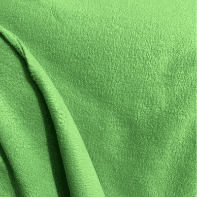 Plain Polyester Fleece Fabric Bright Green