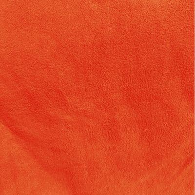 Plain Polyester Fleece Fabric Orange