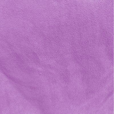 Plain Polyester Fleece Fabric Purple