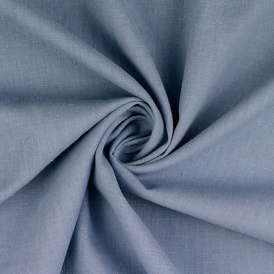 Plain Washed Linen: Denim