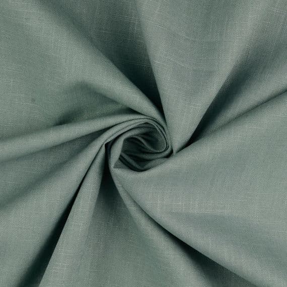 Plain Washed Linen: Duck Egg