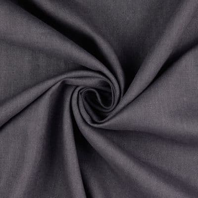 Plain Washed Linen: Graphite Grey