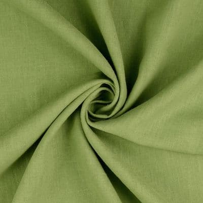 Plain Washed Linen: Green Tea