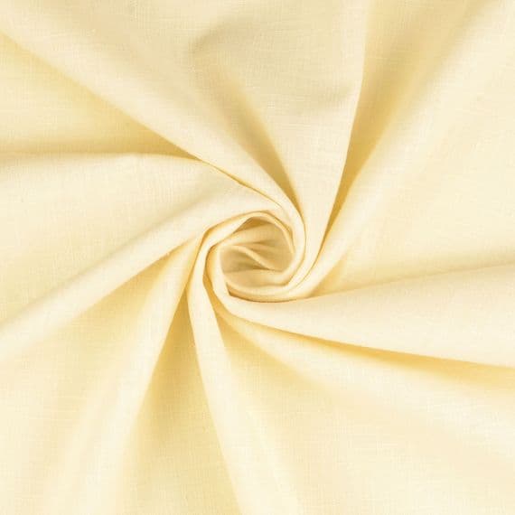 Plain Washed Linen: Ivory