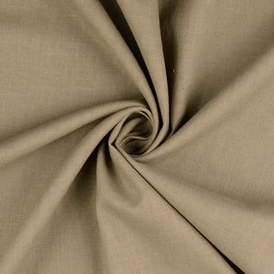 Plain Washed Linen: Khaki