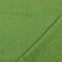 Plain Washed Linen: Olive Green