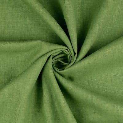 Plain Washed Linen: Olive Green