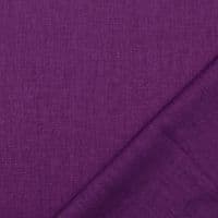 Plain Washed Linen: Purple