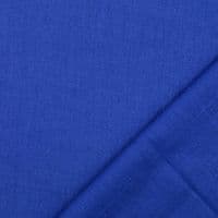 Plain Washed Linen: Royal Blue