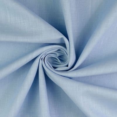 Plain Washed Linen: Sky Blue