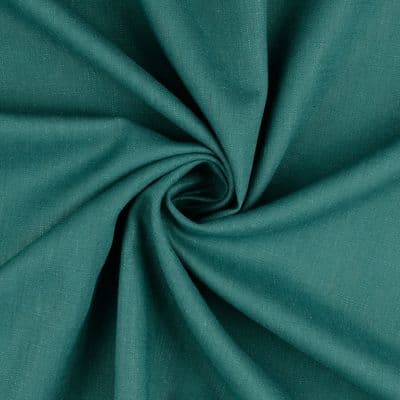 Plain Washed Linen: Teal