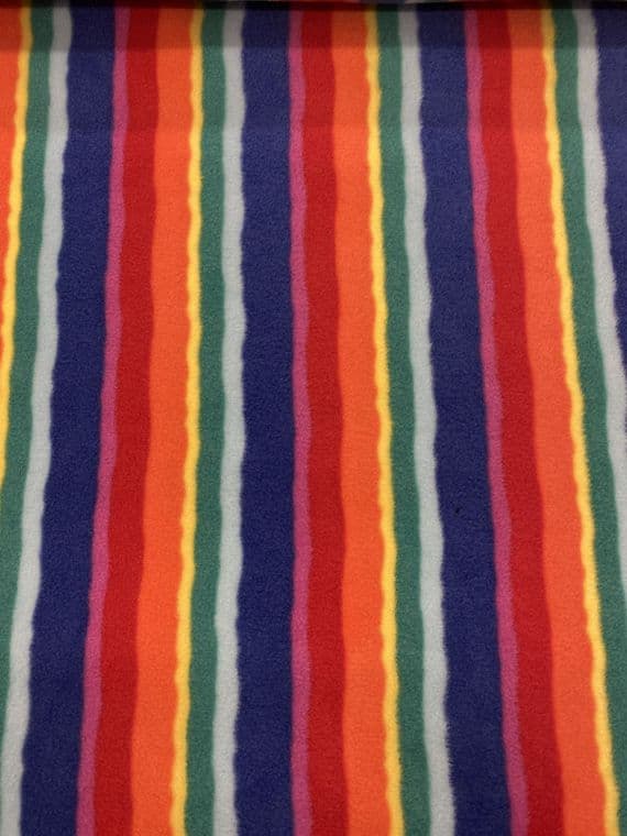 POLAR FLEECE: Rainbow