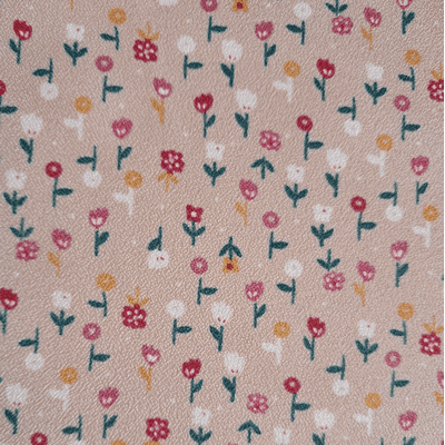 Polyester Dress Fabric Ditsy Floral Light Pink