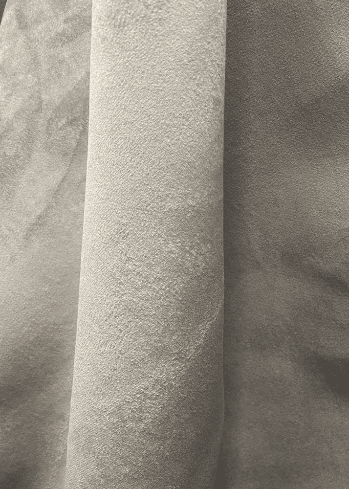 Premium Fire Retardant Velvet Upholstery Fabric Dark Grey