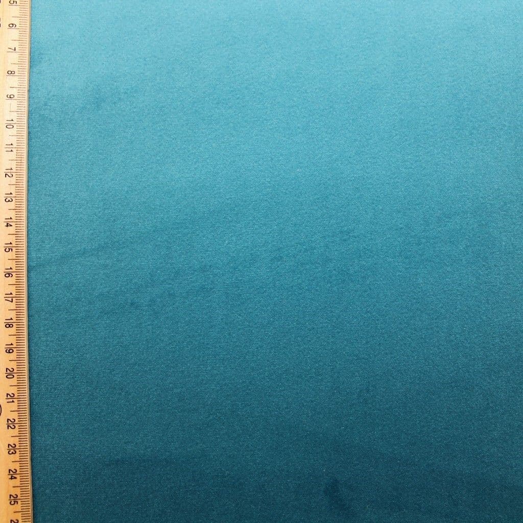 Premium Velvet Curtains Upholstery Polyester Fabric Brussels Azure