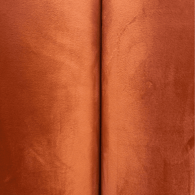 Premium Velvet - Curtains Upholstery Polyester Fabric - Vivid Orange