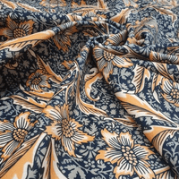 Printed Velvet: Vibrant William Morris Style