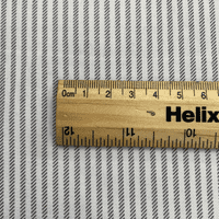 Regency Broken Stripe Grey and White Polycotton